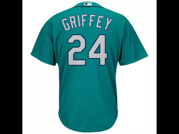 MLB Men's Seattle Mariners Ken Griffey Jr. Baseball Alternate Cream Official Cool Base Replica Player Jersey
