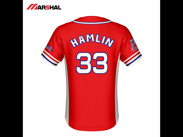 Customized design for mens baseball jersey  sublimated sportswear training  shirts button down design on line