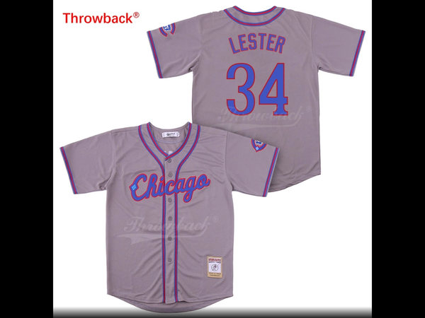 Throwback Jersey Men's Chicago Russell Jerseys Baseball Jersey White Grey Cream Blue Shirt Fast Shipping Wholesale