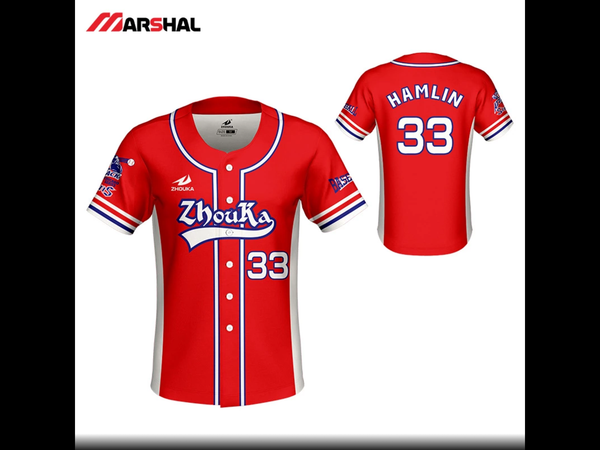 Customized design for mens baseball jersey  sublimated sportswear training  shirts button down design on line