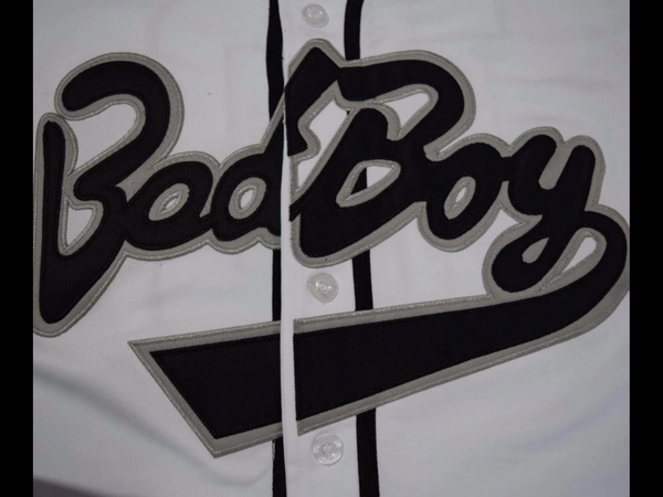 TIM VAN STEENBERGE Biggie Smalls Bad Boy Baseball Jersey #10 Movie Stitched Sewn-White
