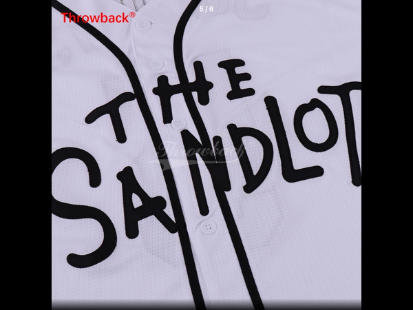 Throwback Jersey Men's The Sandlot Movie Baseball Jerseys 5 Squints Jersey Gray White Shirt Size S-XXXL Free Shipping Wholesale