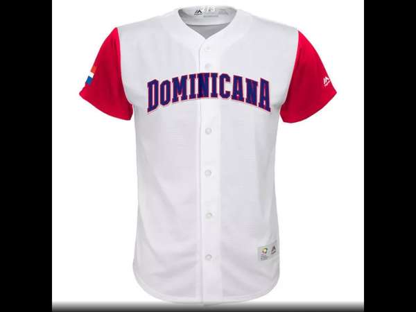 MLB Youth Dominican Republic Baseball Robinson Cano Baseball White 2017 World Baseball Classic Replica Jersey