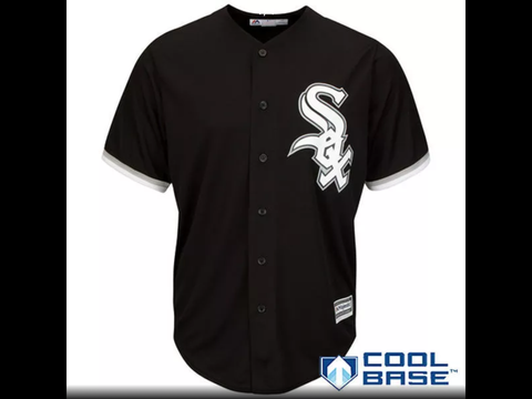MLB Men's Chicago White Sox Baseball Black Alternate Cool Base Team Jersey