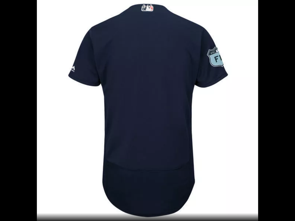 MLB Men's Atlanta Braves Baseball Navy 2017 Spring Training Authentic Flex Base Team Jersey