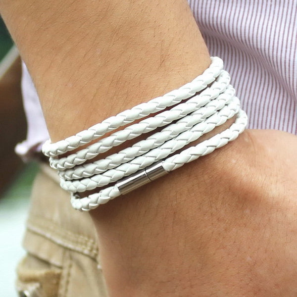 5 Laps Leather Bracelet