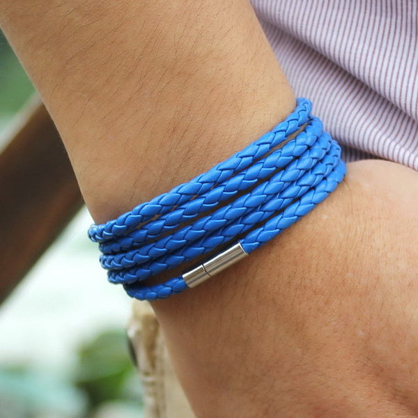 5 Laps Leather Bracelet