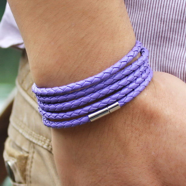 5 Laps Leather Bracelet